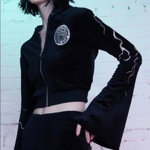 HIDDEN IN DARKNESS VELOUR JACKET